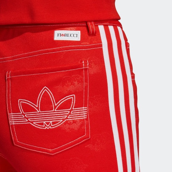 adidas Pants - Adidas Fiorucci Limited Edition Angels Red Print